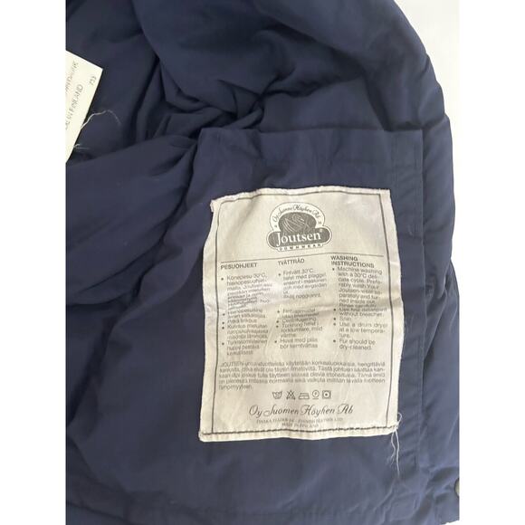 Joutsen Downwear Unisex Saana Puffer Vest Finland Navy Blue M/L - Picture 6 of 6